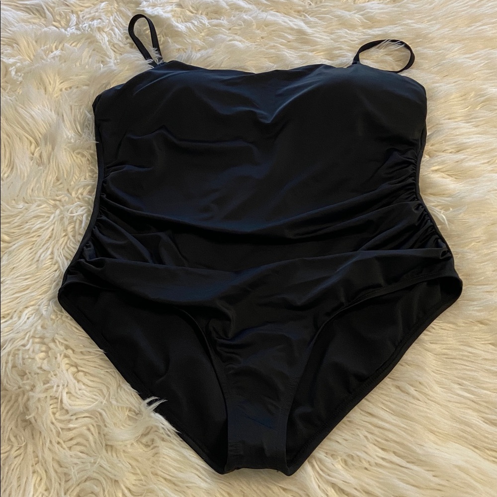 Bal  Harbor Chic Black  One Piece Swimsuit size 20 brand new - Picture 8 of 8